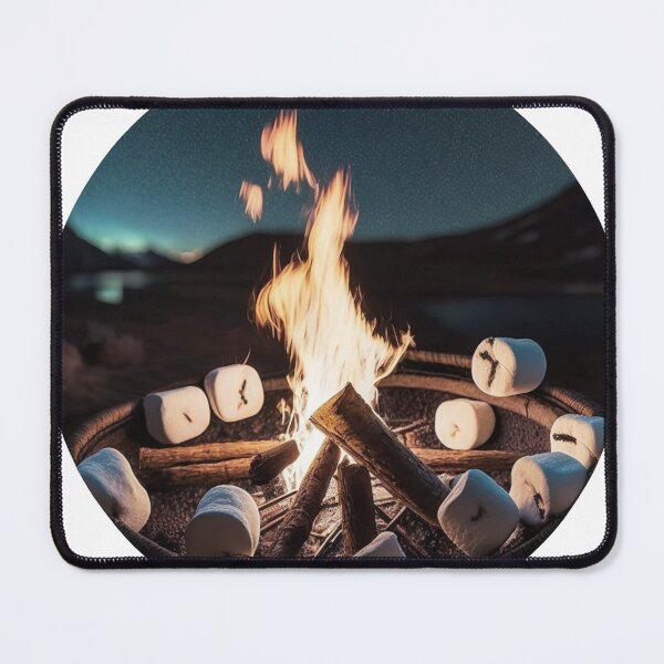 Item preview, Campfire Delight: Roasting Marshmallows designed and sold by OAK231.