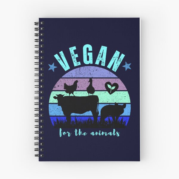 Item preview, Vegan For The Animals - Retro designed and sold by GreenSlate.