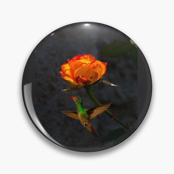 Item preview, La rosa de té y el colibrí II designed and sold by alabca.