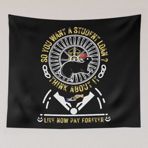 Item preview, The Rat Race "Student Loan Debt" designed and sold by KMRmerchDesigns.
