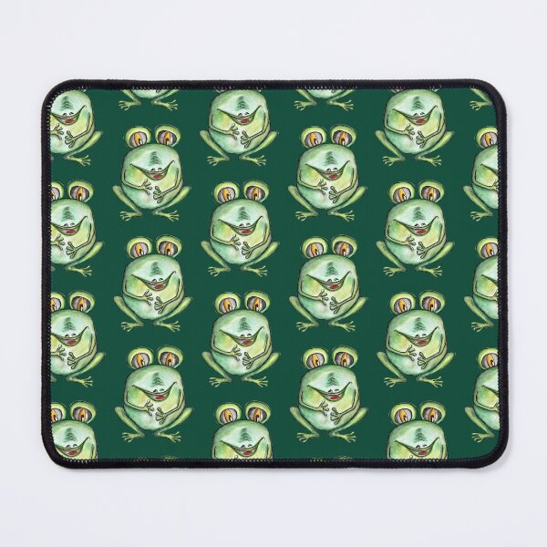 Item preview, Frog is happy, watercolour, fine art designed and sold by janianna.