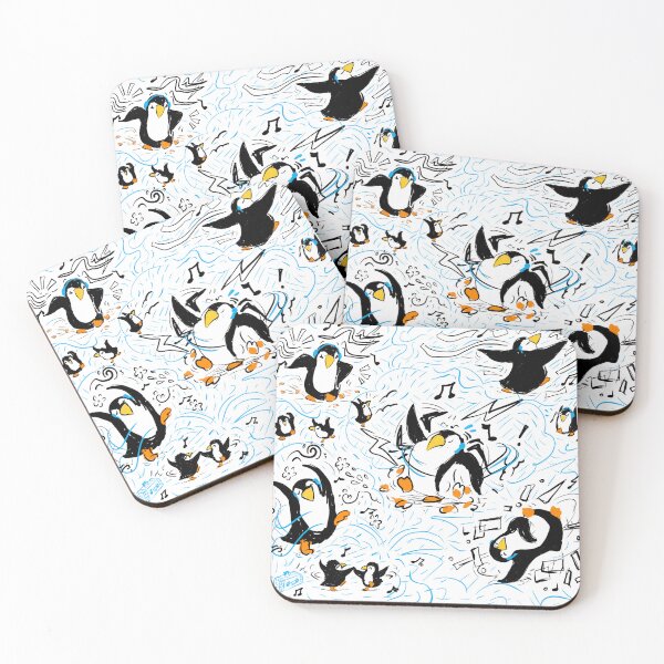 Item preview, Penguins Dancing designed and sold by StetsonSketches.