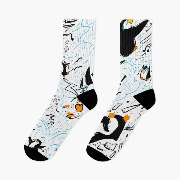 Item preview, Penguins Dancing designed and sold by StetsonSketches.
