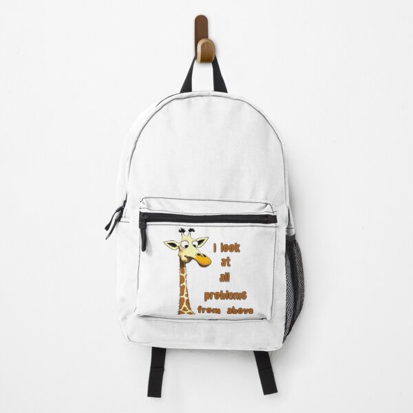 Item preview, "I look at all problems from above." Funny design positive giraffe species designed and sold by VibrantJD.