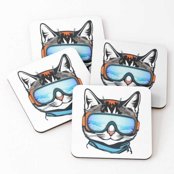 Item preview, Protect Your Feline Friend with Cat Ski Goggles designed and sold by storefoxmix.