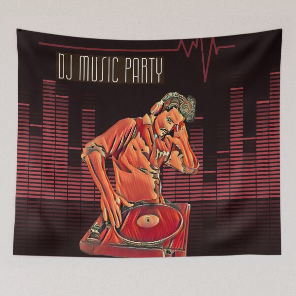Aperçu de l'œuvre Fête de la musique DJ créée et vendue par DjArtist45.