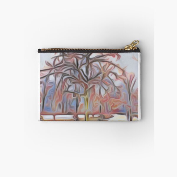 Item preview, Trees in Snow Abstract designed and sold by bertsworks300.