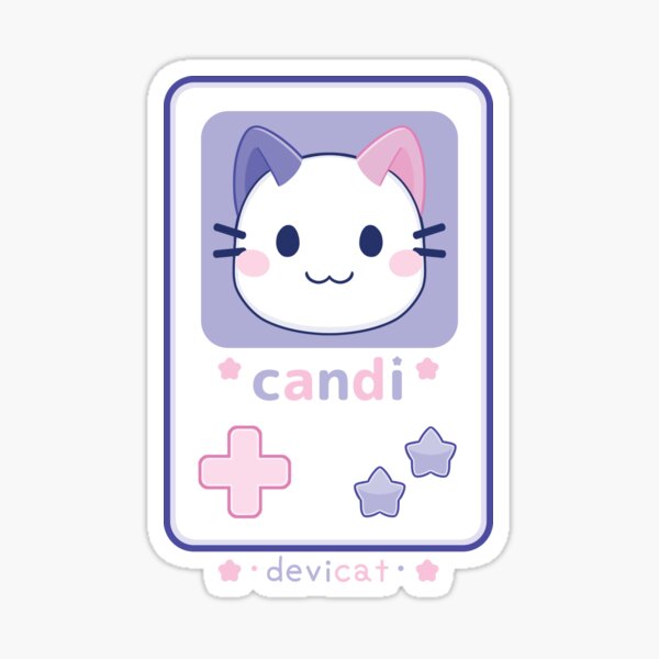 Item preview, CandiCat GameCat • 2023 designed and sold by Devi Cat.