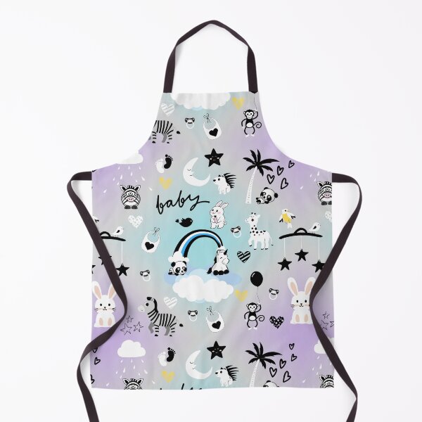 Item preview, Cute Nursery Newborn Baby Blue and Purple Pattern designed and sold by SoccaTamam.