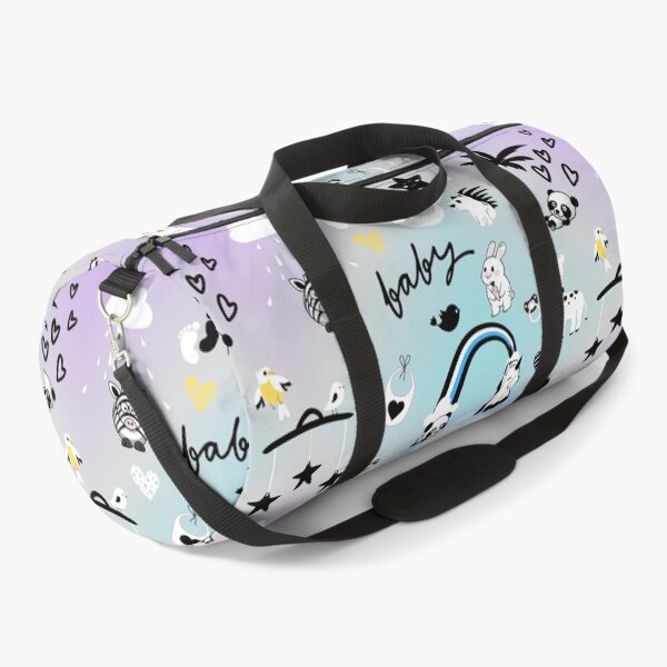 Item preview, Cute Nursery Newborn Baby Blue and Purple Pattern designed and sold by SoccaTamam.
