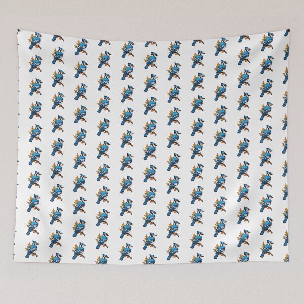 Artikelvorschau, Gehockter Bluejay - Kunst-Illustration der wild lebenden Tiere entworfen und verkauft von DaydreamDepot.