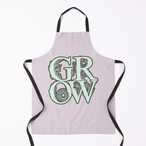 Item preview, Grow Garden Floral Typography Botanical Spring Flowers Pastels designed and sold by Renata illustrata.