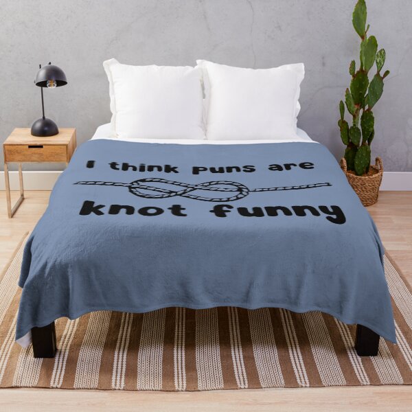Item preview, I think puns are knot funny designed and sold by PellSilversmith.