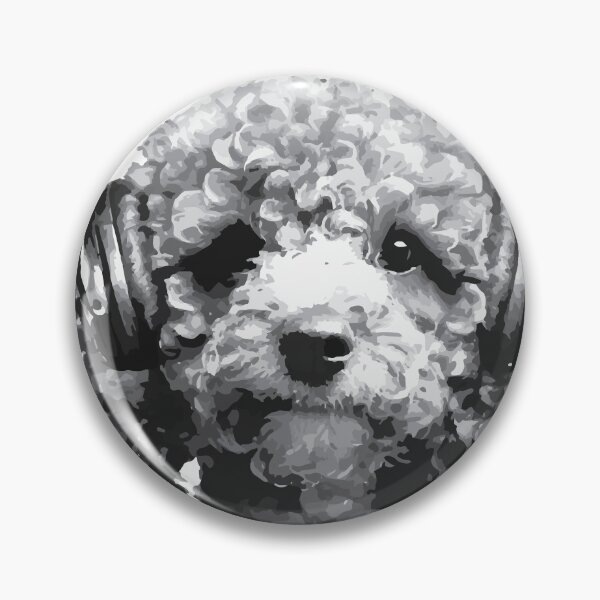 Item preview, A Cavapoo Puppy Wearing Headphones: Animal Street Art designed and sold by GVRDesign.