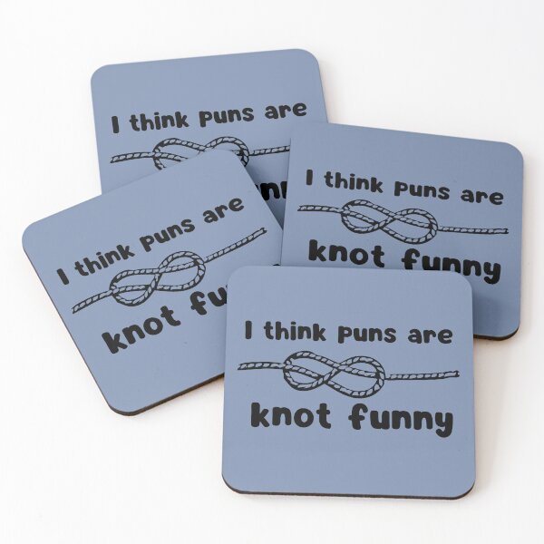Item preview, I think puns are knot funny designed and sold by PellSilversmith.
