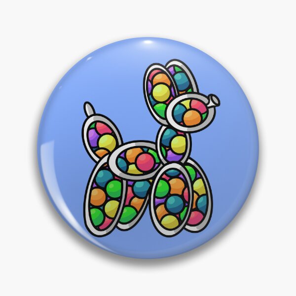 Item preview, Colorful Balloon Dog designed and sold by CritterStech.