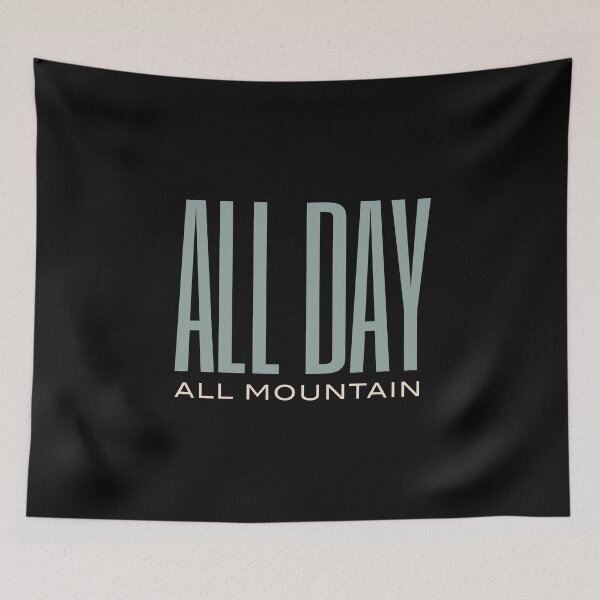 Item preview, Skiing All Day All Mountain designed and sold by whyitsme.