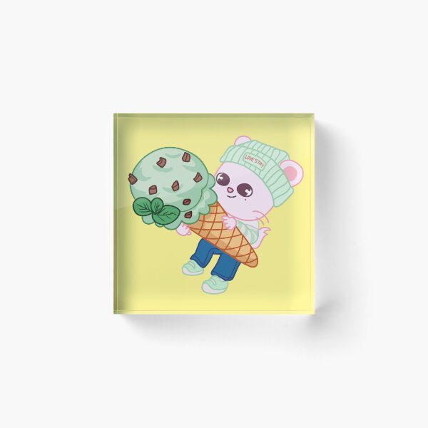 Item preview, STRAY KIDS (SKZOO) Jiniret Ice Cream (Seasons Greetings 2023) designed and sold by LilMissRandom17.