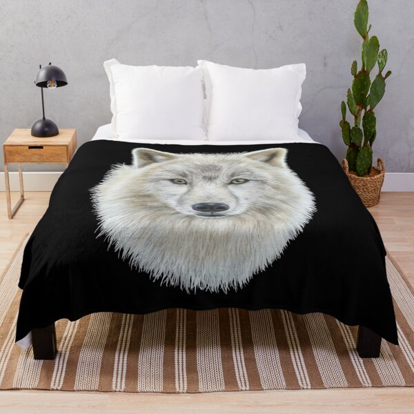 Item preview, Portrait of an arctic wolf designed and sold by SylvieG18.
