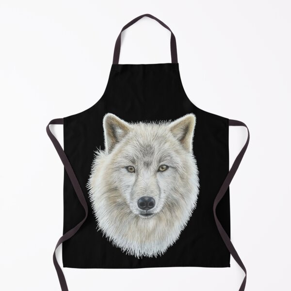 Item preview, Portrait of an arctic wolf designed and sold by SylvieG18.
