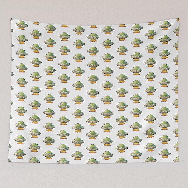 Item preview, Cute Cartoon UFO 3 - Fun and Playful Alien Spaceship Design designed and sold by DaydreamDepot.