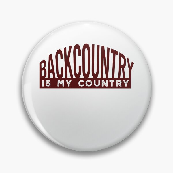 Item preview, Skiing Backcountry is My Country designed and sold by whyitsme.