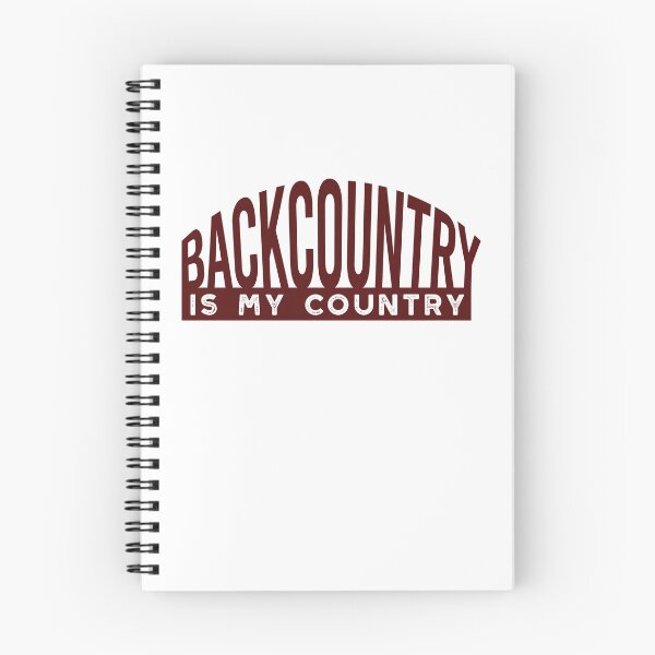 Item preview, Skiing Backcountry is My Country designed and sold by whyitsme.