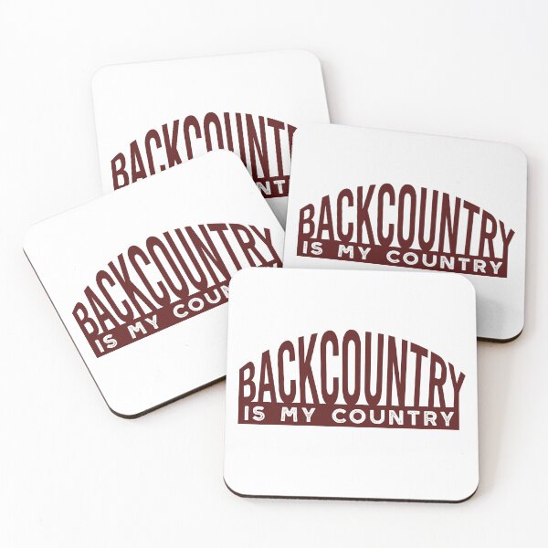 Item preview, Skiing Backcountry is My Country designed and sold by whyitsme.
