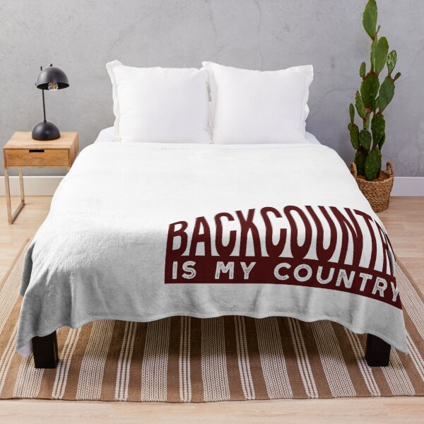 Item preview, Skiing Backcountry is My Country designed and sold by whyitsme.