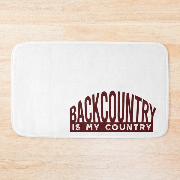 Item preview, Skiing Backcountry is My Country designed and sold by whyitsme.