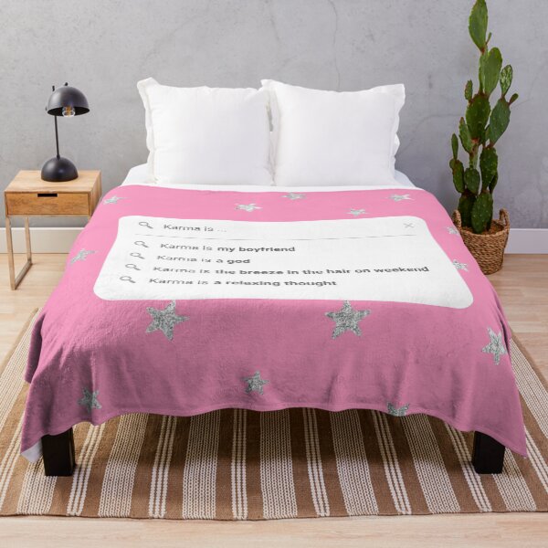 Item preview, Taylor Swift Midnights Karma - Hot Pink With Stars designed and sold by Femme Pastel Collective.