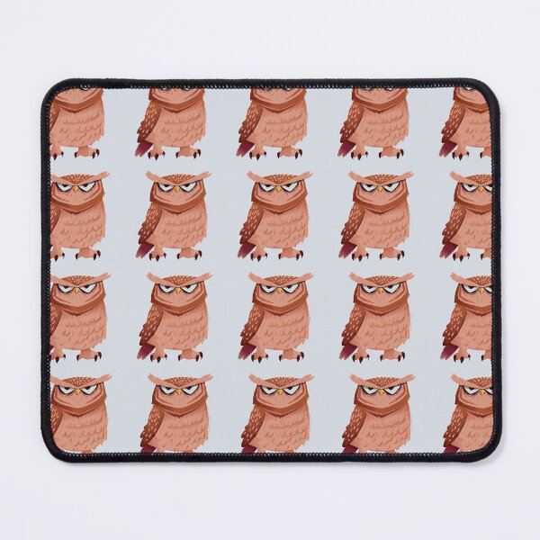 Item preview, grumpy owl stickers designed and sold by Drewafro.