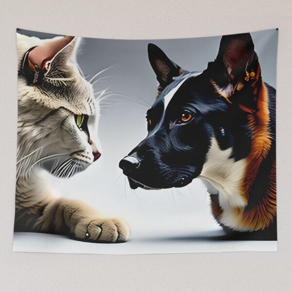 Item preview, dog and cat designed and sold by redstar-design.