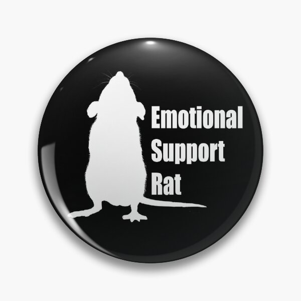 Item preview, Emotional Support Rat  designed and sold by mindgoop.