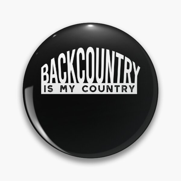 Item preview, Skier Backcountry is My Country designed and sold by whyitsme.