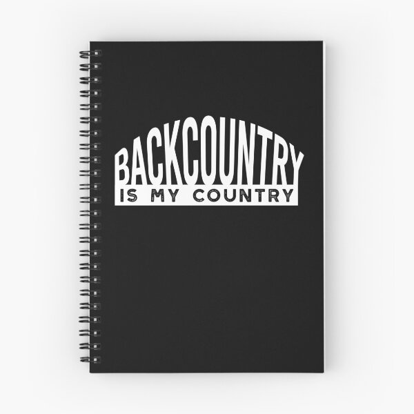 Item preview, Skier Backcountry is My Country designed and sold by whyitsme.