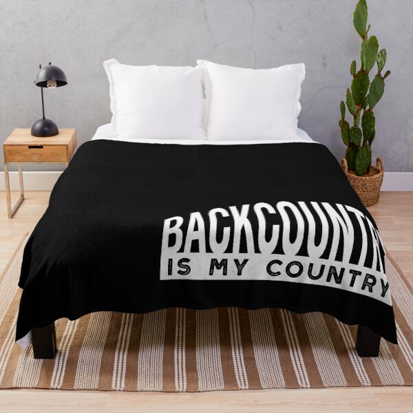 Item preview, Skier Backcountry is My Country designed and sold by whyitsme.