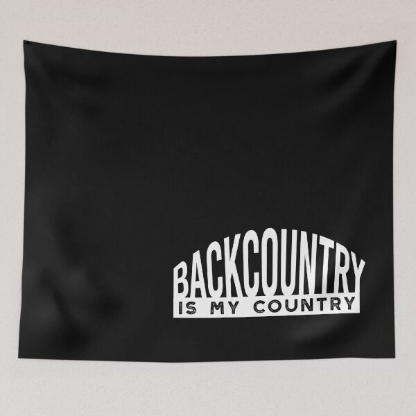 Item preview, Skier Backcountry is My Country designed and sold by whyitsme.
