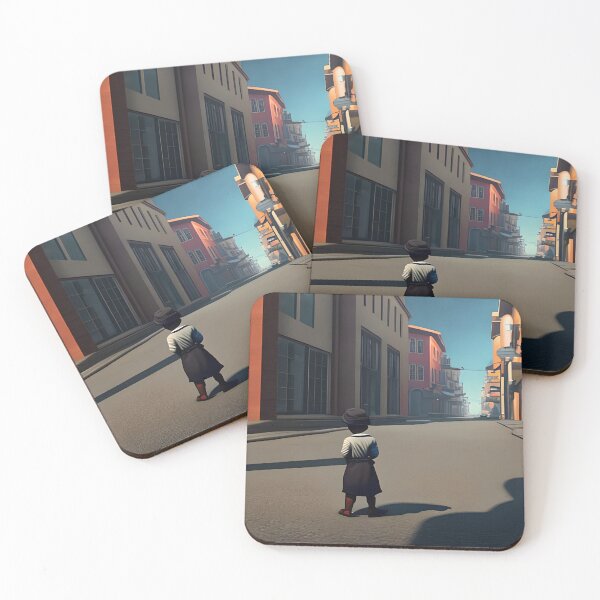 Item preview, child alone in the street designed and sold by redstar-design.