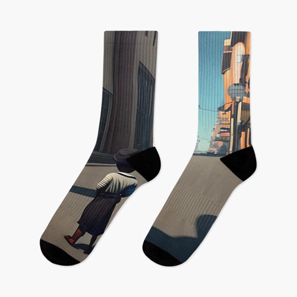 Item preview, child alone in the street designed and sold by redstar-design.