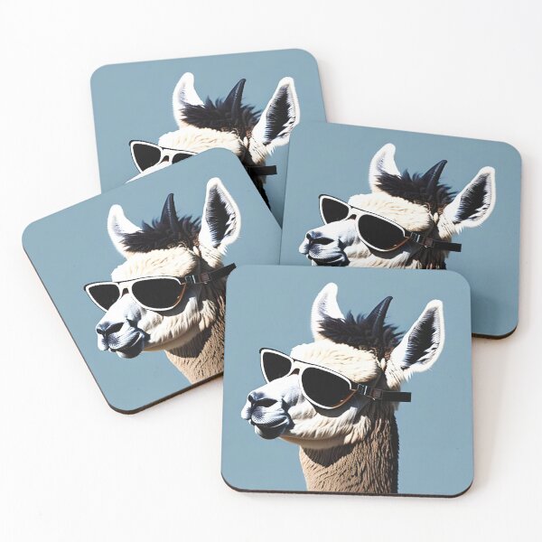 Item preview, cool llama with sunglasses designed and sold by redstar-design.