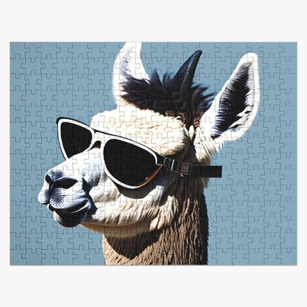 Artikel-Vorschau von Cooles Lama mit Sonnenbrille, designt und verkauft von redstar-design.