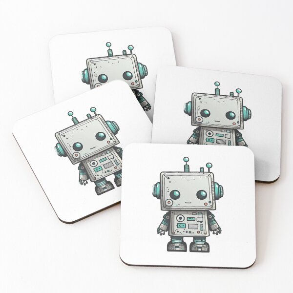 Item preview, Cute Cartoon Robot - Fun and Playful Design for All Ages designed and sold by DaydreamDepot.