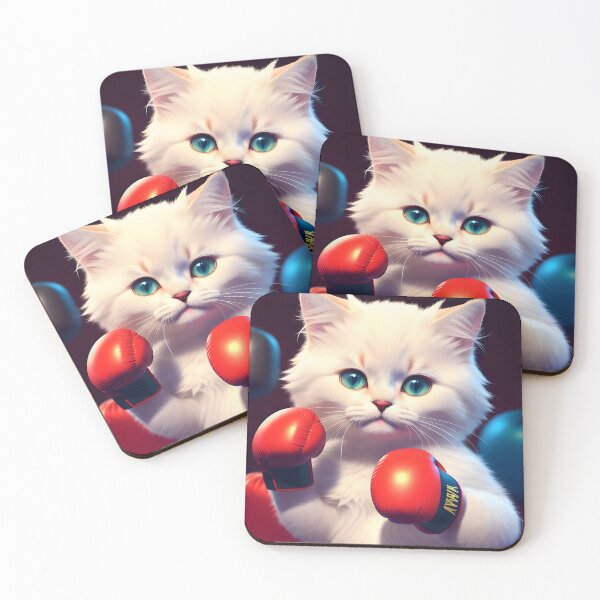 Item preview, Boxing cat - Modern digital art designed and sold by Ai-michiart.