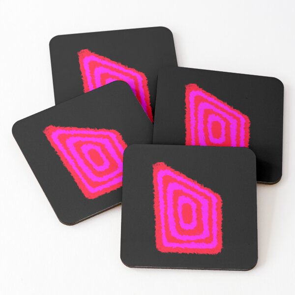 Item preview, Red & Pink Layer Fuzz : colours/shapes/textures designed and sold by eveyting.