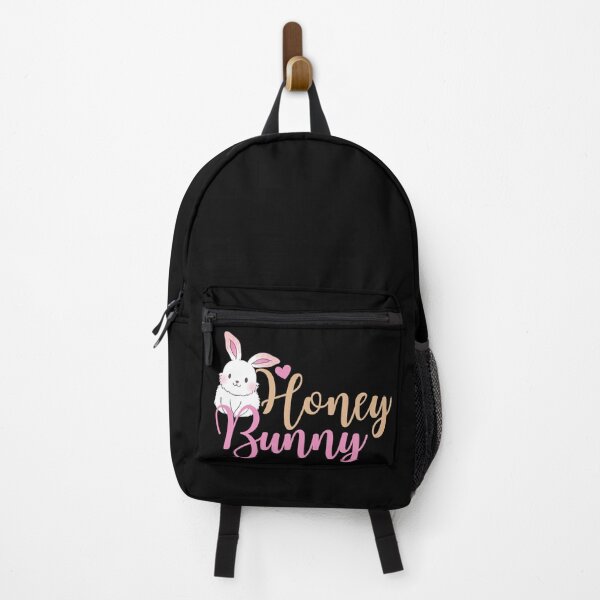 Item preview, Honey bunny - cute Easter bunny - pink heart designed and sold by EvergreenWhimsy.