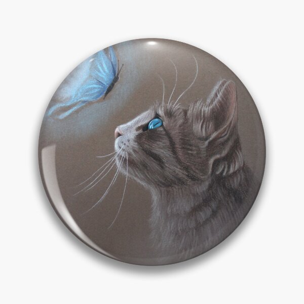 Item preview, Cat with butterfly designed and sold by Denise Nijs.