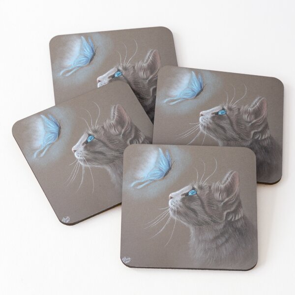 Item preview, Cat with butterfly designed and sold by Denise Nijs.