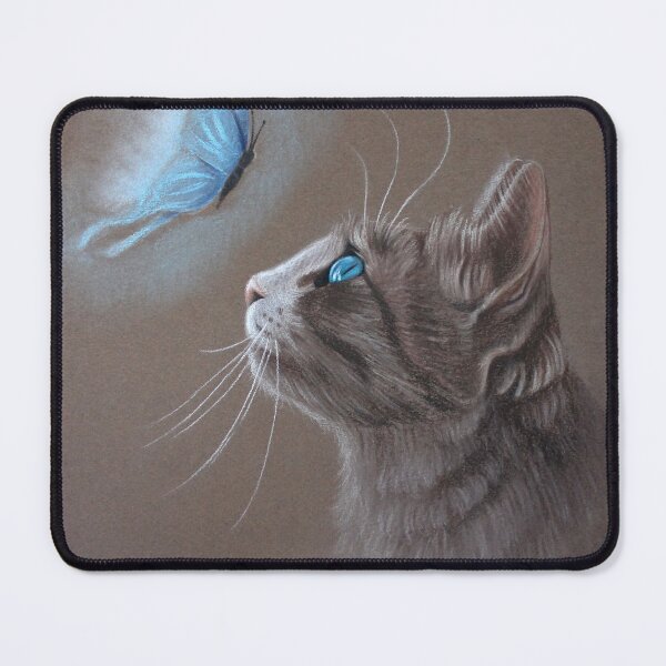 Item preview, Cat with butterfly designed and sold by Denise Nijs.