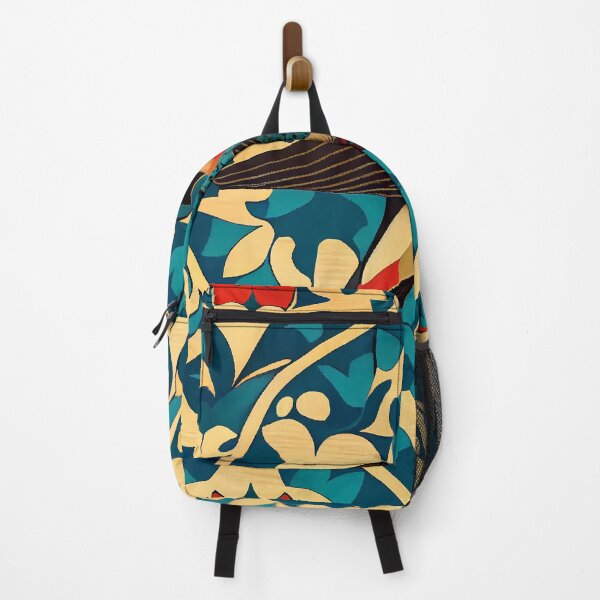 Item preview, Pattern: Complex Red Blue Yellow with Bird designed and sold by MTJ-Mushrooms.